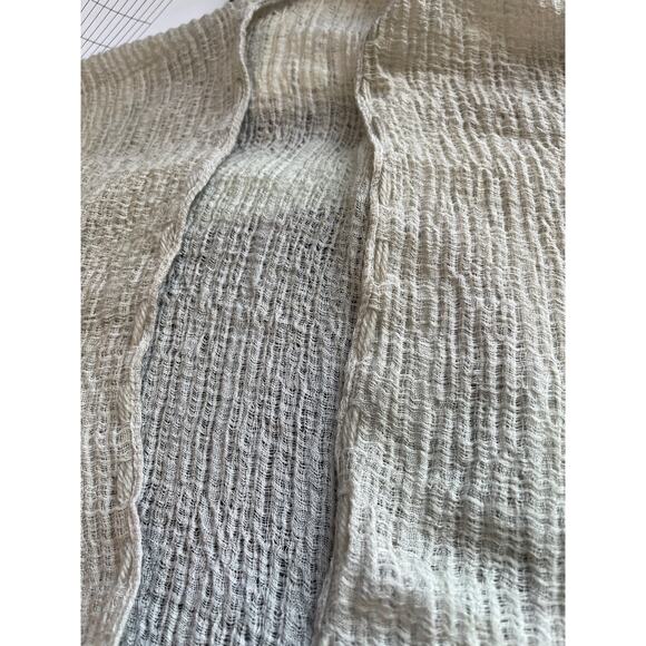 R Fashion Tasseled Beige Soft Light Weight One Size Fits Most Boho Cardigan - Picture 3 of 12